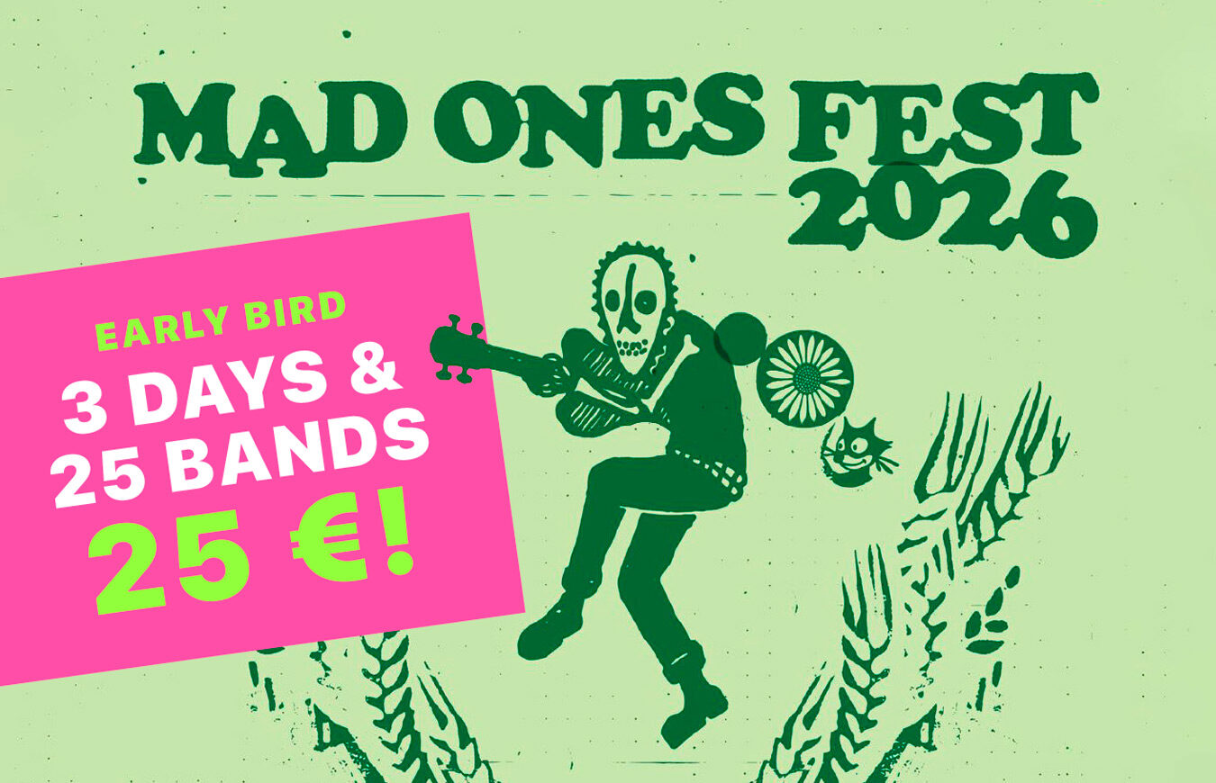 Poster for MAD ONES FEST Vol. 3 2026 featuring dates 18–20 September and venue Schluechthaus Hollerich