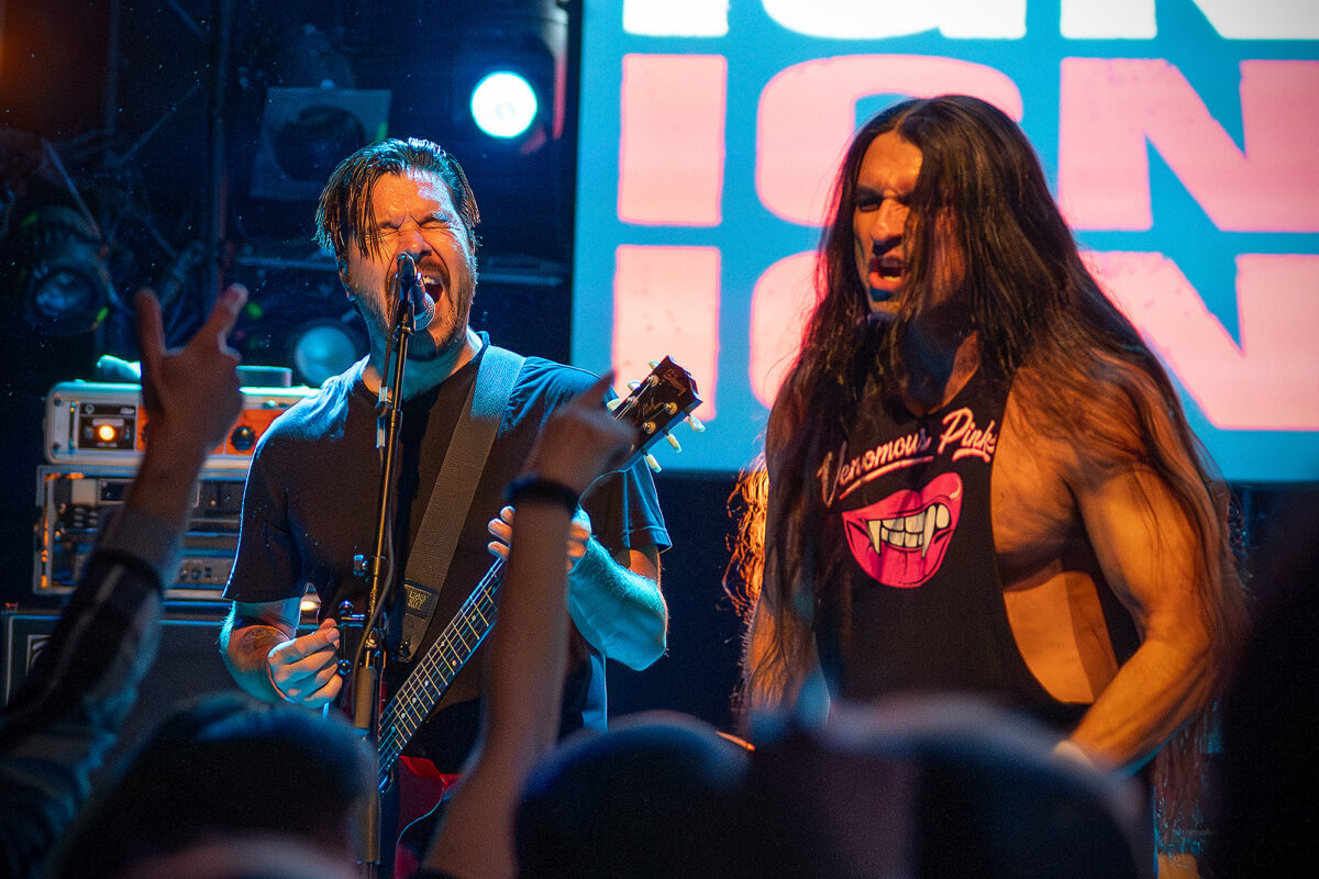 Ignite live at Rotondes in Luxembourg during a high-energy punk rock show