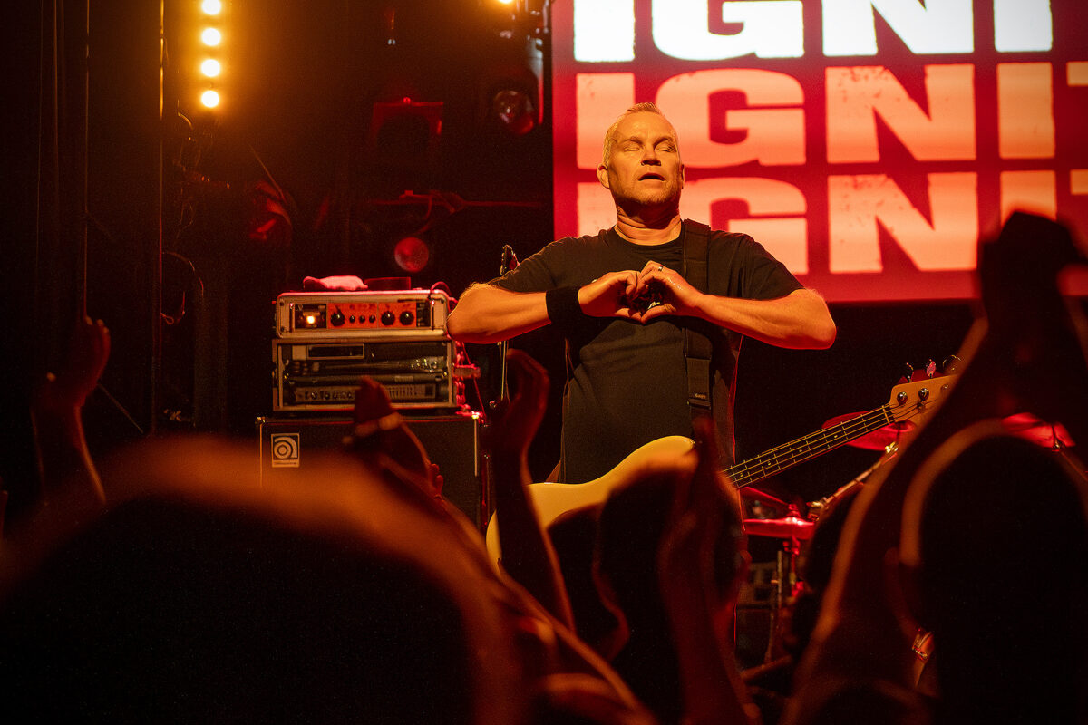 Ignite live at Rotondes in Luxembourg during a high-energy punk rock show