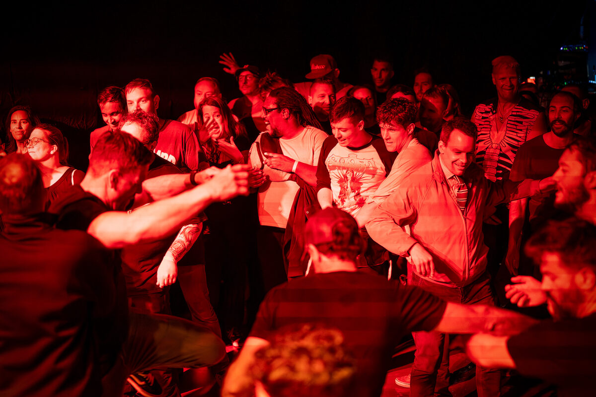 Ignite live at Rotondes in Luxembourg during a high-energy punk rock show