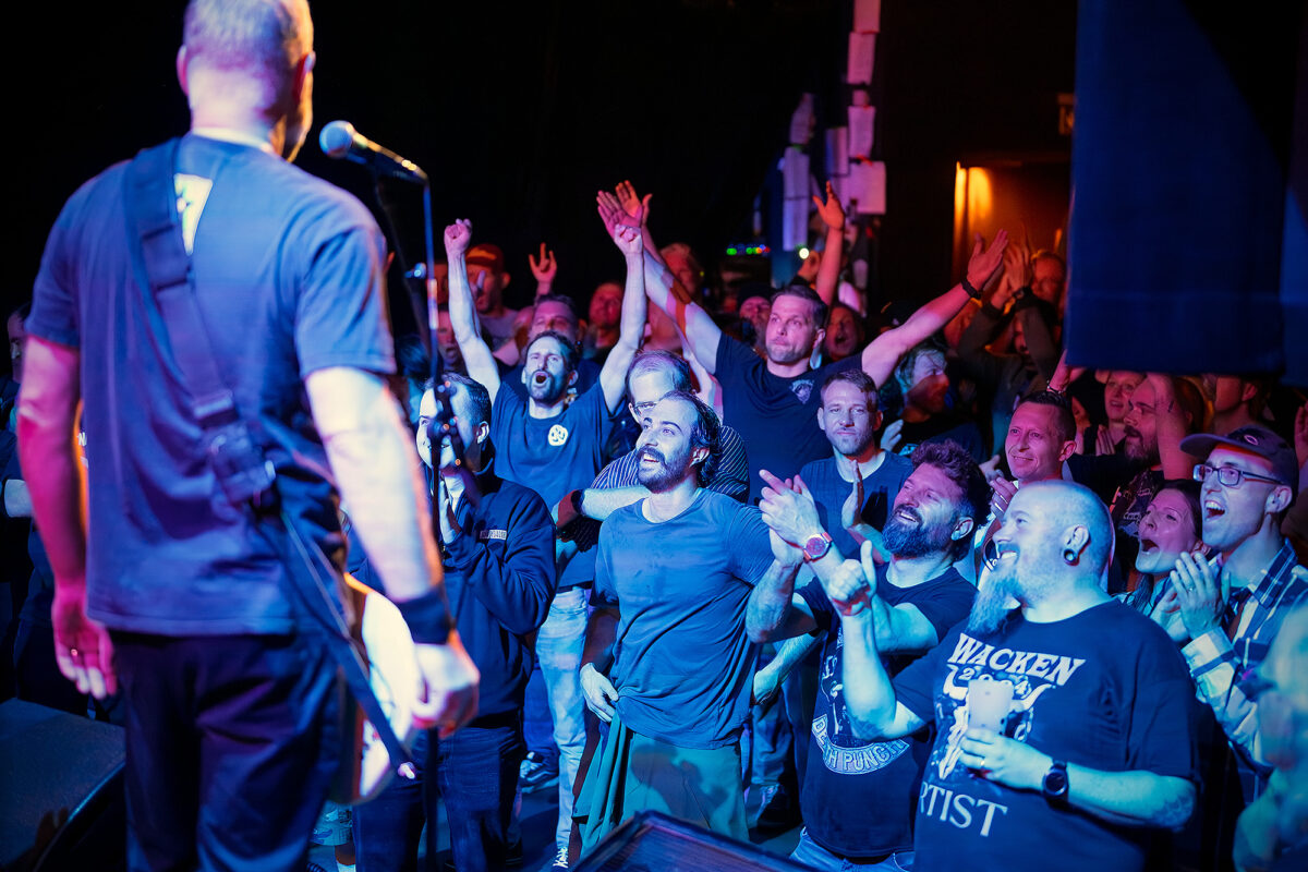 Ignite live at Rotondes in Luxembourg during a high-energy punk rock show