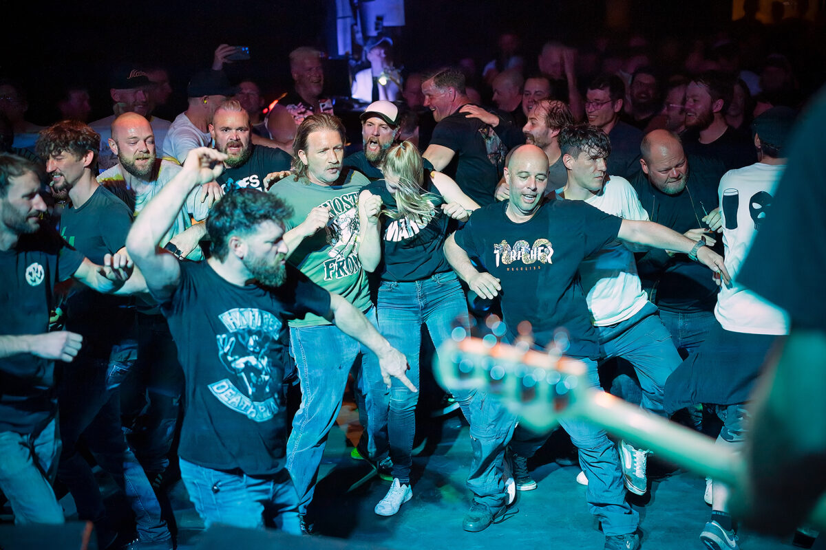 Ignite live at Rotondes in Luxembourg during a high-energy punk rock show