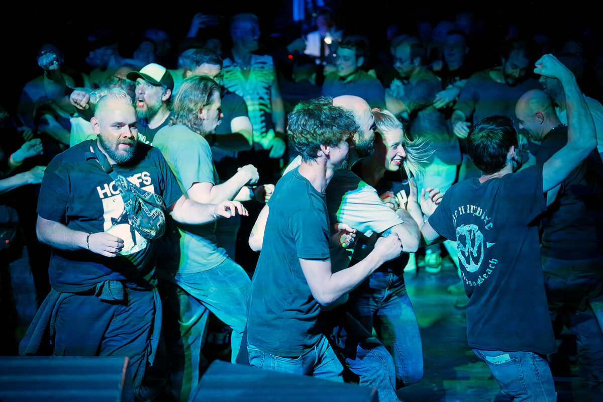 Ignite live at Rotondes in Luxembourg during a high-energy punk rock show