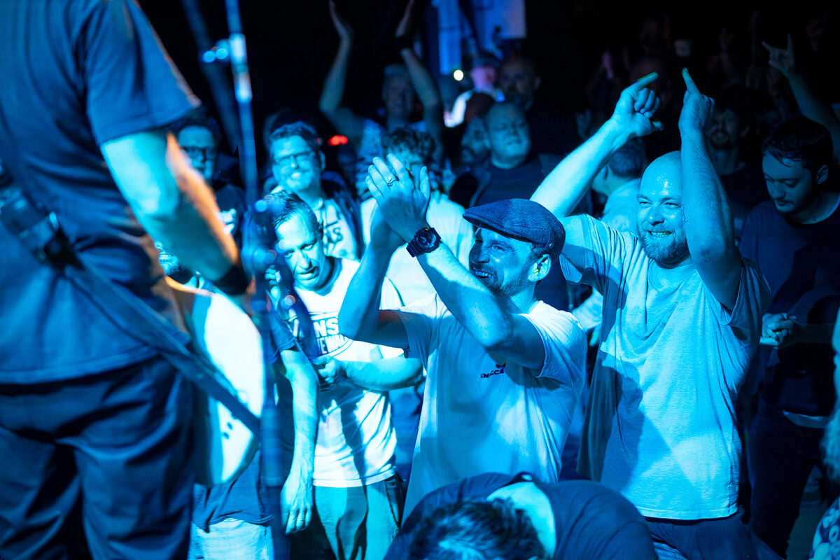 Ignite live at Rotondes in Luxembourg during a high-energy punk rock show