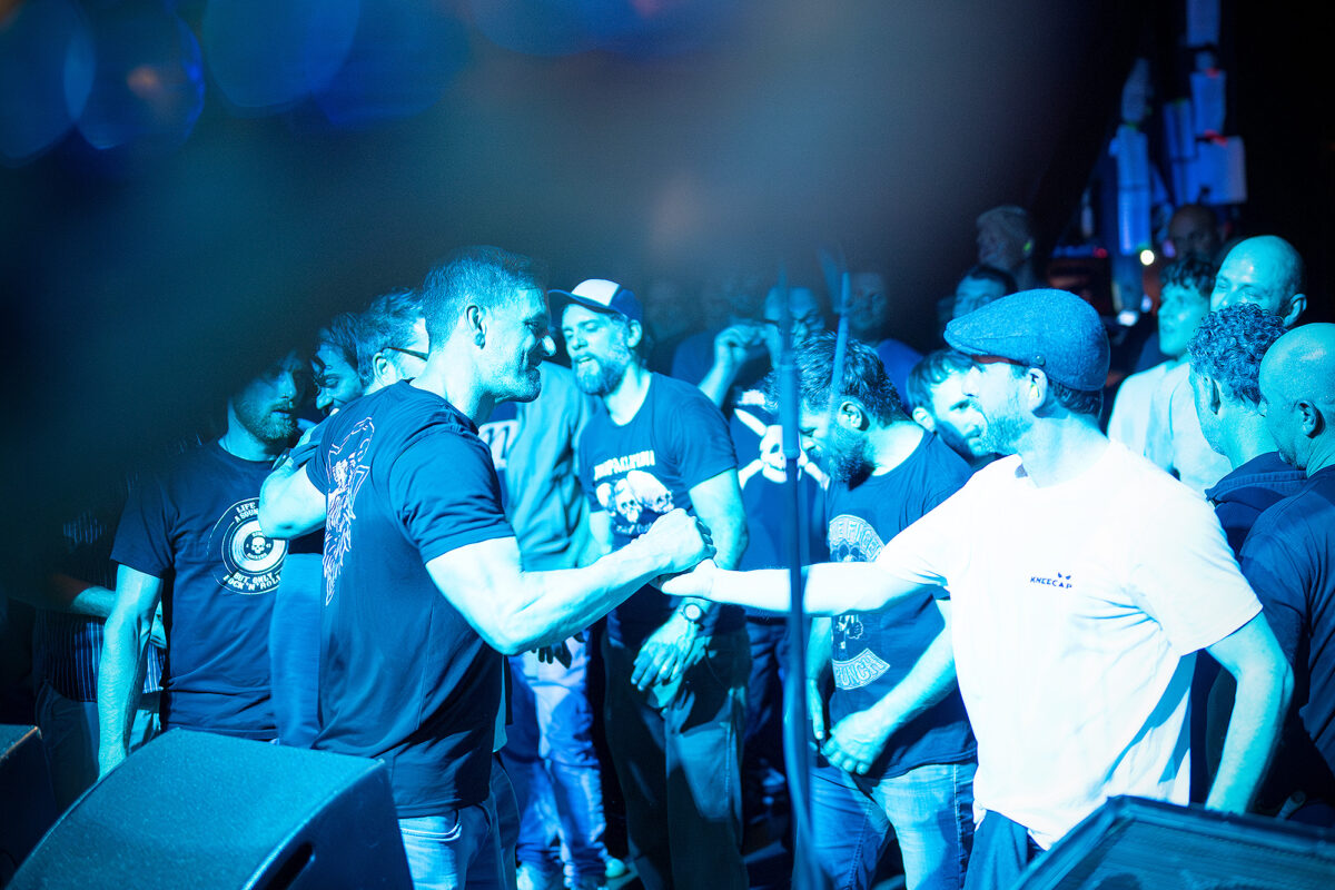 Ignite live at Rotondes in Luxembourg during a high-energy punk rock show