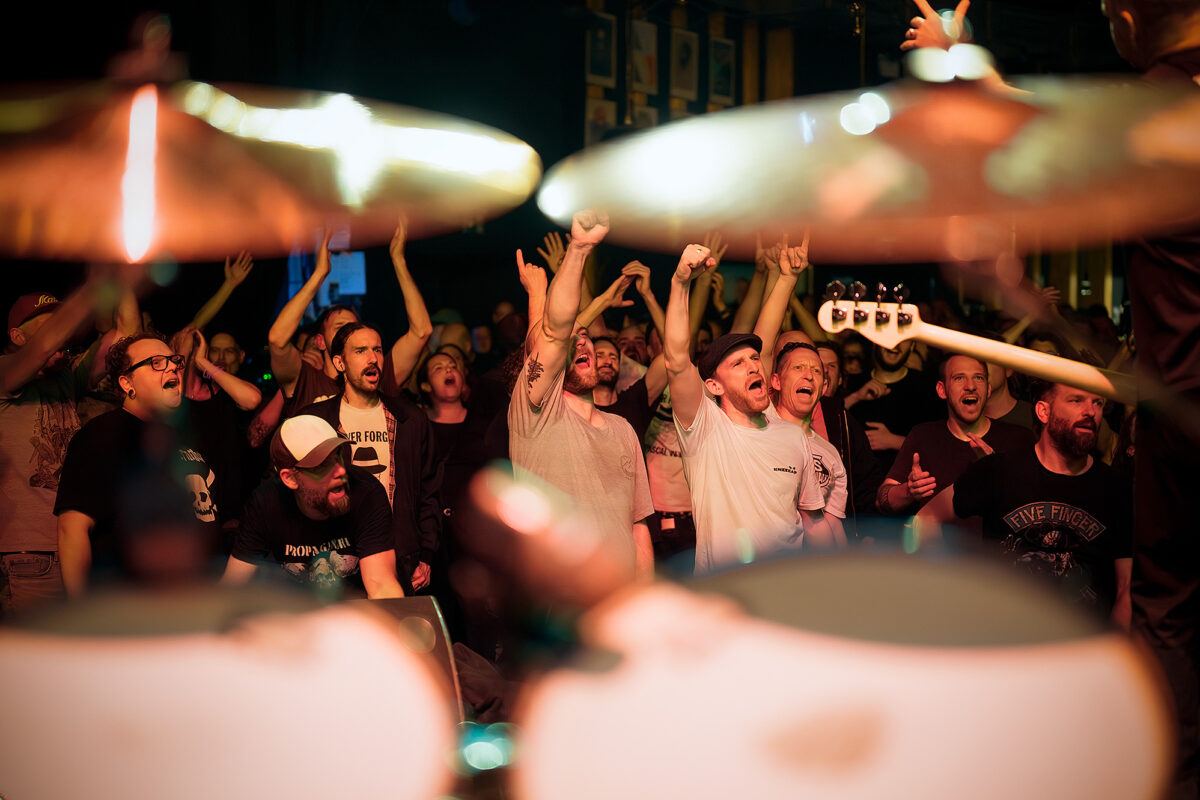Ignite live at Rotondes in Luxembourg during a high-energy punk rock show