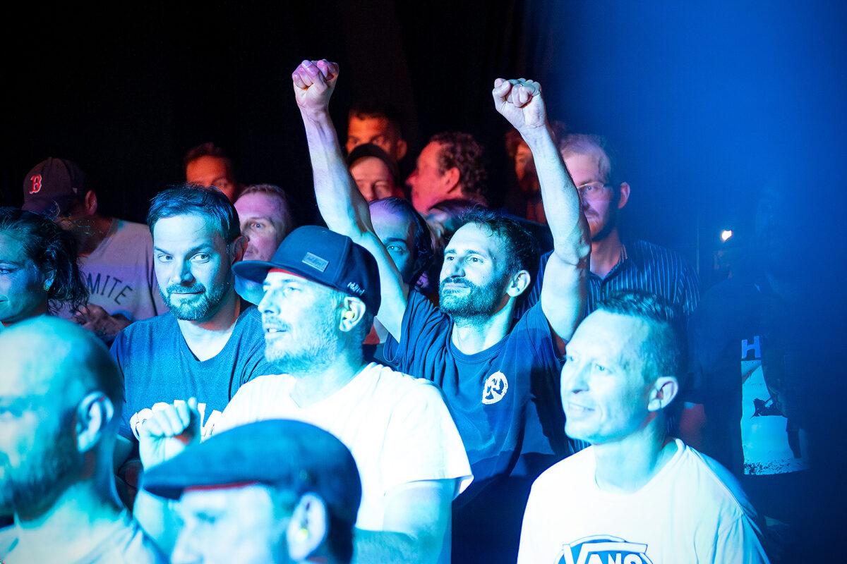 Ignite live at Rotondes in Luxembourg during a high-energy punk rock show