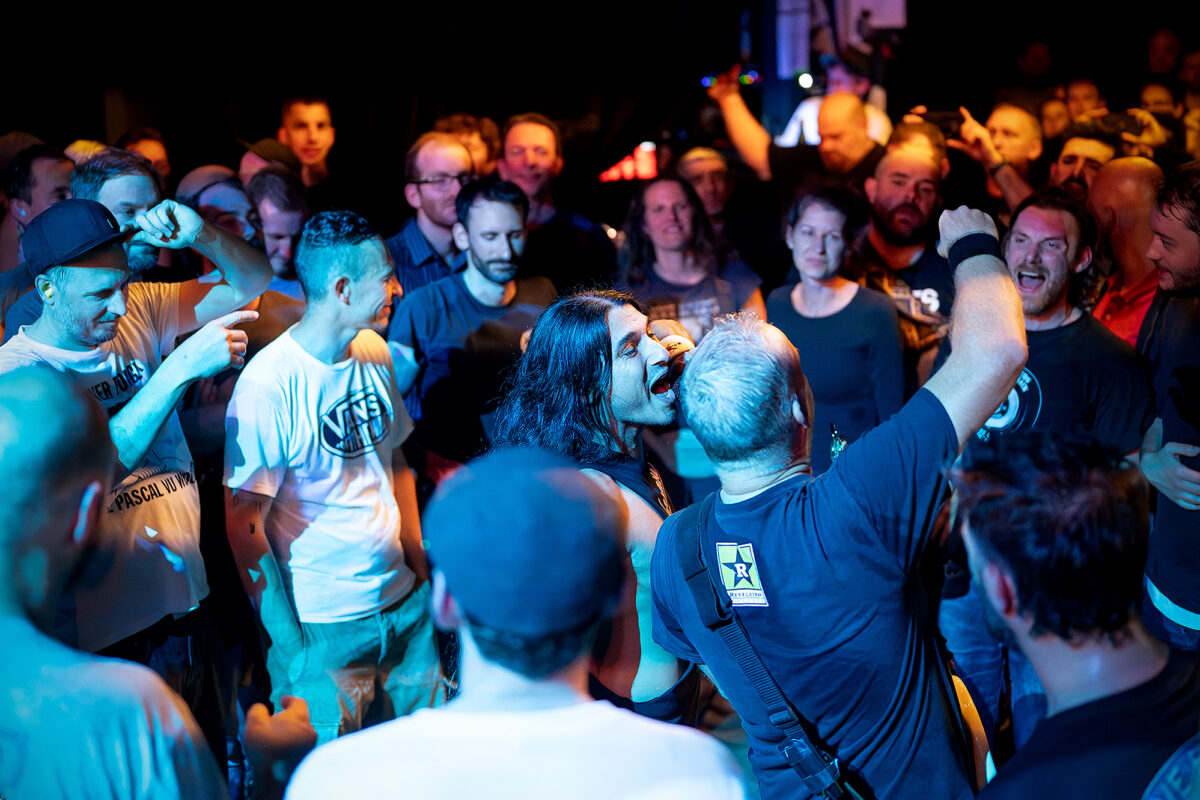 Ignite live at Rotondes in Luxembourg during a high-energy punk rock show