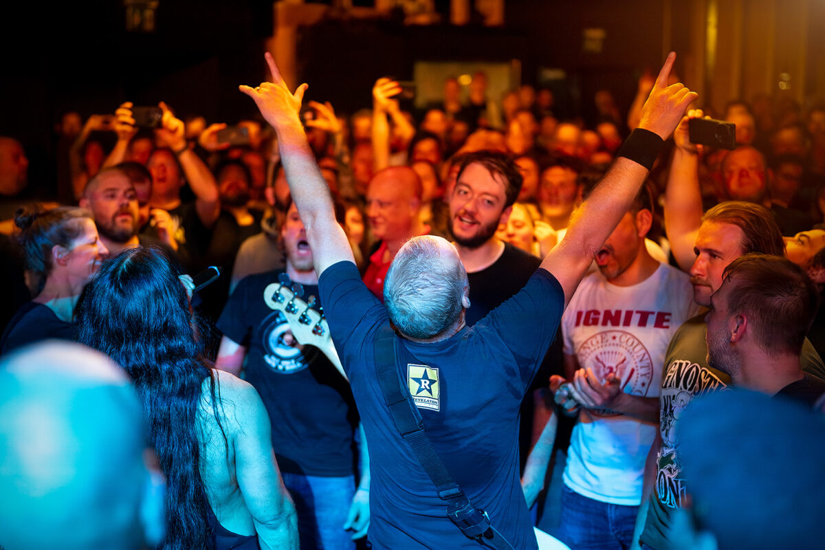 Ignite live at Rotondes in Luxembourg during a high-energy punk rock show