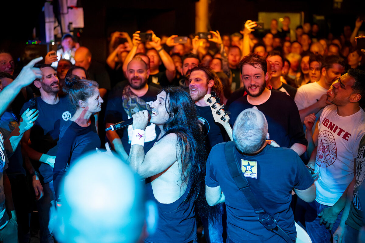 Ignite live at Rotondes in Luxembourg during a high-energy punk rock show